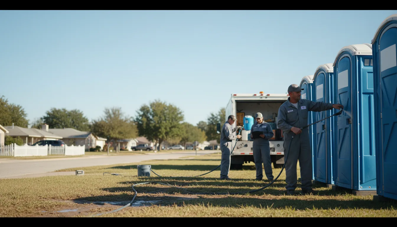 Long-Term Portable Toilet Rental in Longdale, OK near me